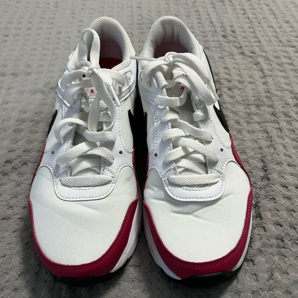 Nike Women's Sneakers - White, Red, and Black